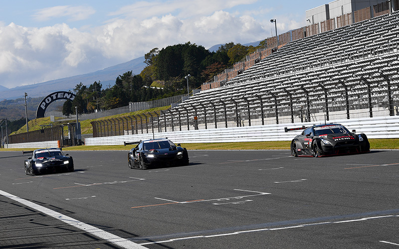 GT500 Car Development Test - The three new 2020 model GT500 cars tested-run at Fuji Speedwayの画像