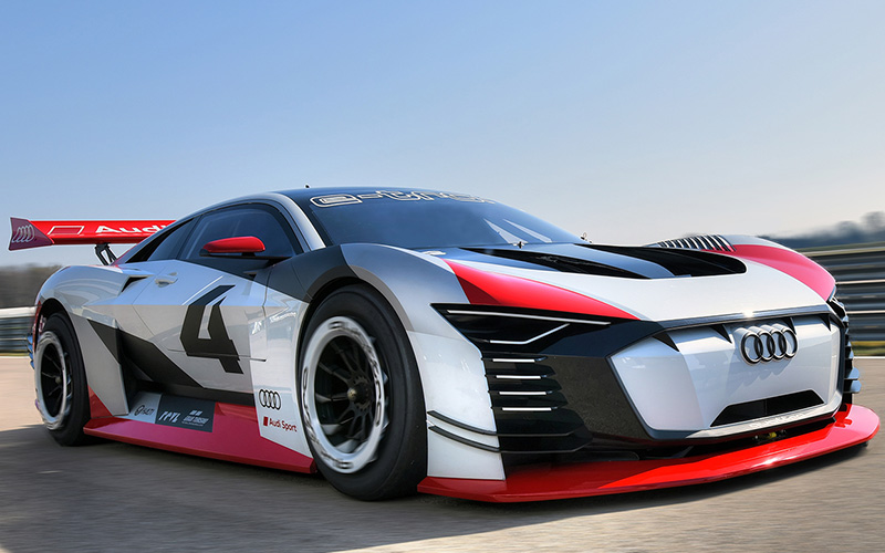 【第5戦富士】Audi e-tron Vision Gran Turismo デモンストレーションランの画像