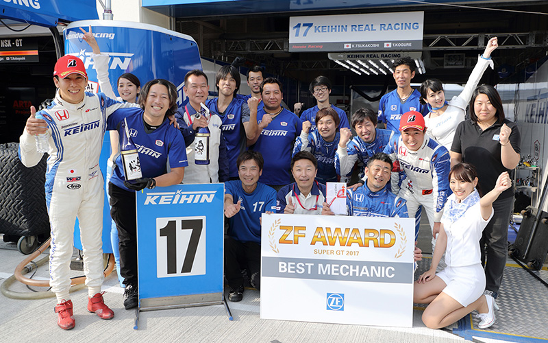 2017年第3戦の“ZF Award”は、GT500クラス No.17 KEIHIN REAL RACINGが受賞の画像