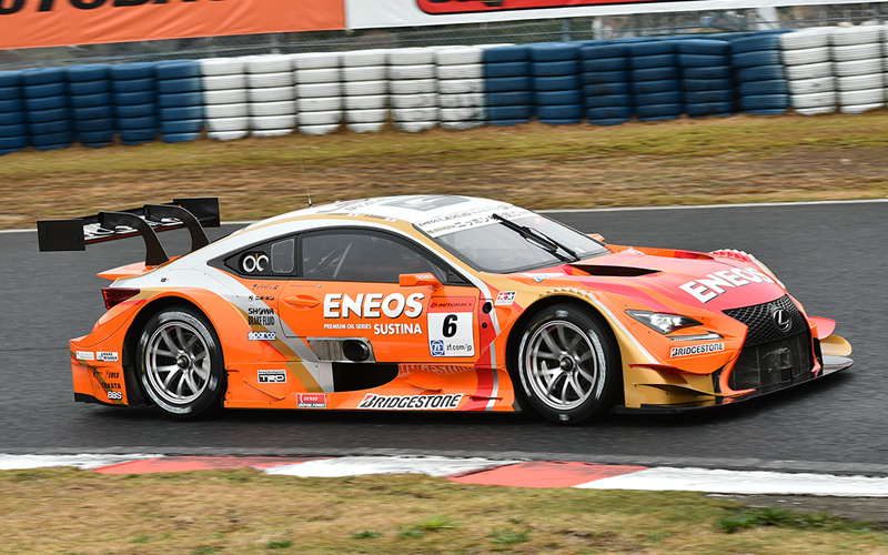 Rd.1 公式練習：岡山連続ポールへ！ENEOS SUSTINA RC F最速。GT300はGT