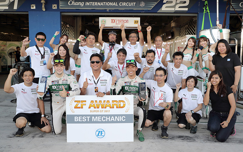 2017年第7戦の“ZF Award”は、GT300クラス No.33 D'station Porscheが受賞の画像