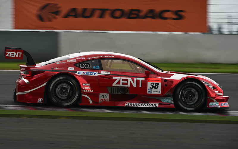 Two consecutive pole positions for the ZENT CERUMO RC F! Tachikawa extends his record for most polesの画像