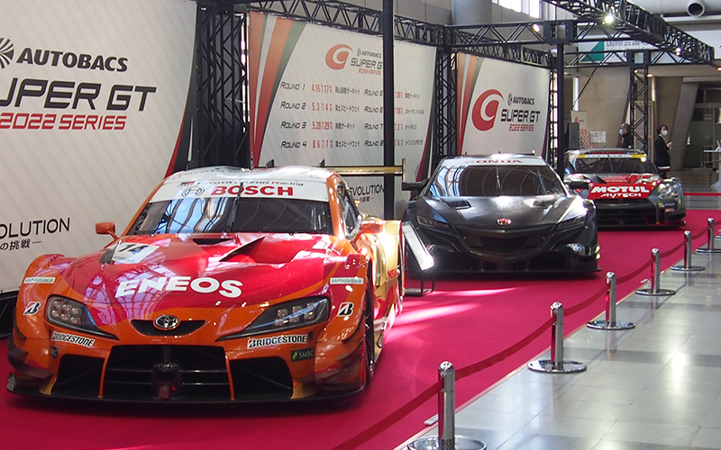 SUPER GT machines displayed across the venue!! 'Real' Tokyo Auto Salon returns after 2 years.の画像