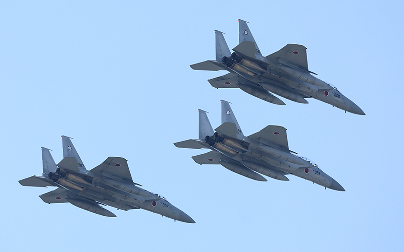 今年も第7戦オートポリスで航空自衛隊新田原基地のF-15航空機によるウェルカムフライトを実施！の画像
