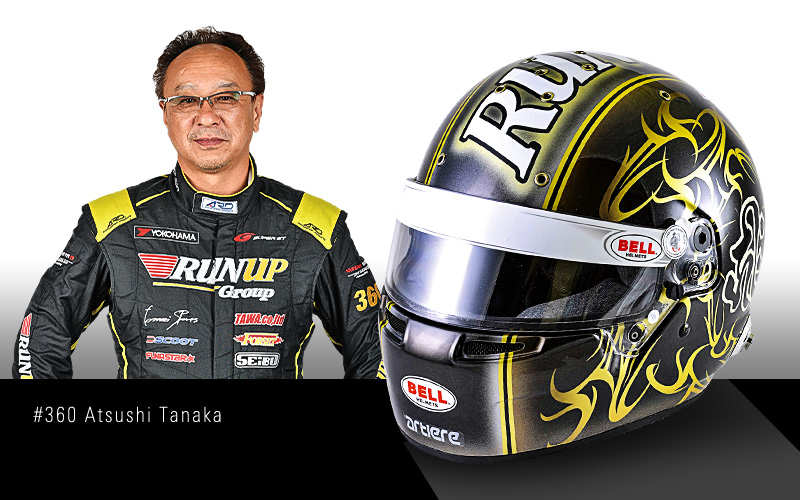 SUPER GTドライバーヘルメット図解【第8回】田中　篤の画像
