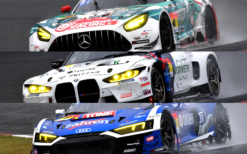 【2023開幕特集】SUPER GTマシン総覧 Part7 GT300／FIA GT3：Mercedes-AMG GT3、BMW M4 GT3、Audi R8 LMS ultraの画像