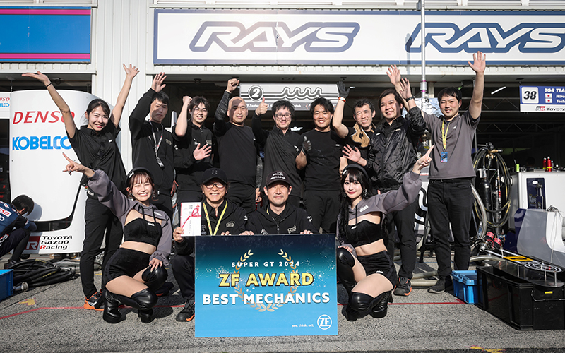 2024年第1戦の“ZF Award”は、GT300クラス No.2 muta Racing INGINGが受賞の画像