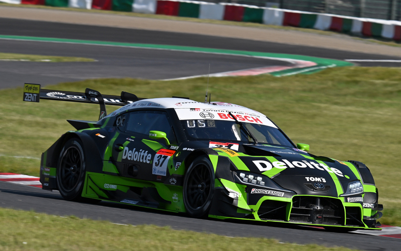 Rd. 3 Qualifying flash report: The Deloitte TOM'S GR Supra finally takes pole position! In GT300, the J No. 777 D'station Vantage GT3 also get their first class poleの画像