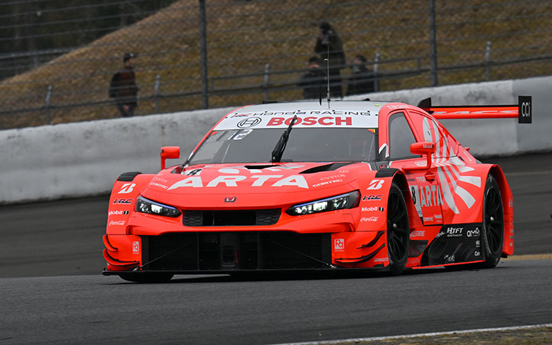 【Official Tests Fuji – Day 2】 ARTA MUGEN CIVIC TYPE R-GT #8 records fastest time in the morning! GT300 sees muta Racing G86 GT take top finishの画像