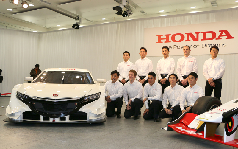 Honda announces its team structure for 2016.  This season's NSX will not be a hybrid.  Kogure and Mutoh change teams.の画像