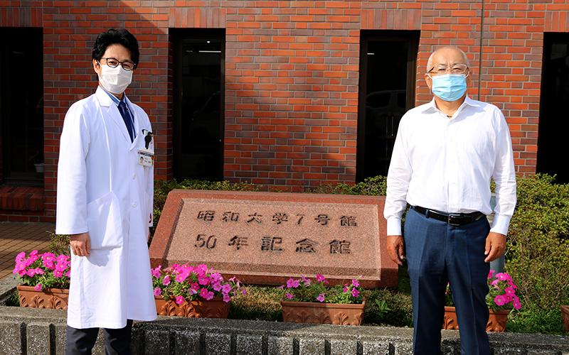観客を迎える第5戦富士を前にPCR検査を実施。坂東GTA代表が昭和大学病院にお礼を述べるの画像