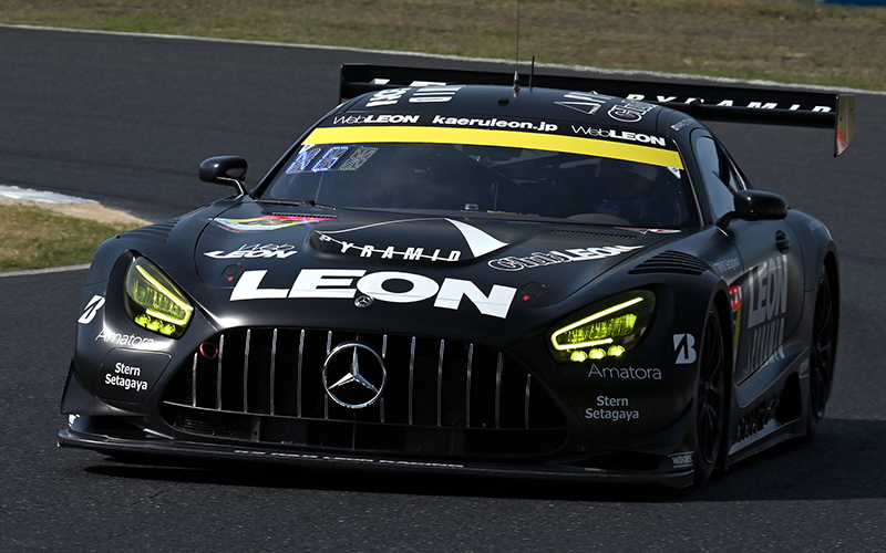 【Rd. 1 Qualifying　GT300】　LEON PYRAMID AMG shows its speed in both Q1 and Q2 to take its second straight Pole Position at Okayama!の画像