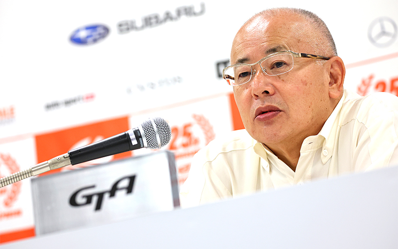 【GTA Regular Press Conference: Rd.3 Suzuka】 GTA Chairman Bandoh speaks on delay of GT300 CNF introduction.の画像