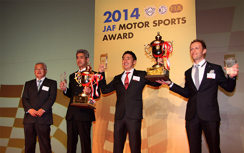 JAFモータースポーツ表彰式とシリーズ表彰が開催。各チャンピオンにトロフィーを授与の画像