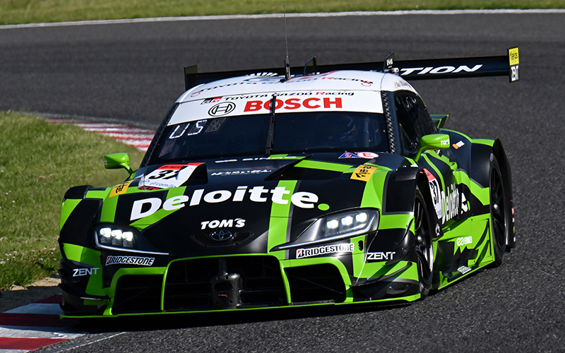 Rd. 3 Qualifying GT500: Deloitte TOM'S GR Supra sheds past struggles to win Pole Positionの画像