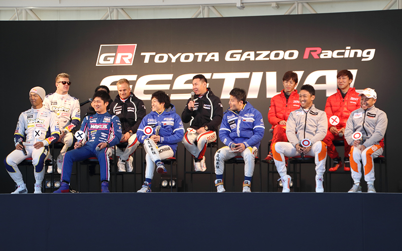 "TGRF" Toyota fan festival draws 43,000 on Nov. 25, 2018! Exciting demo races and talk shows delight!の画像