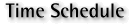 Time Schedule