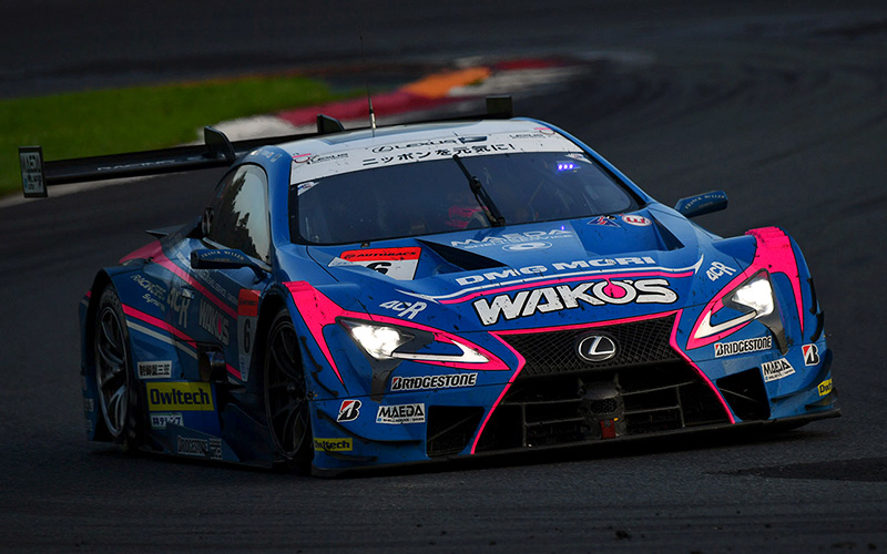 Come-from-behind second consecutive win for WAKO'S 4CR LC500 on pit timing judgment!