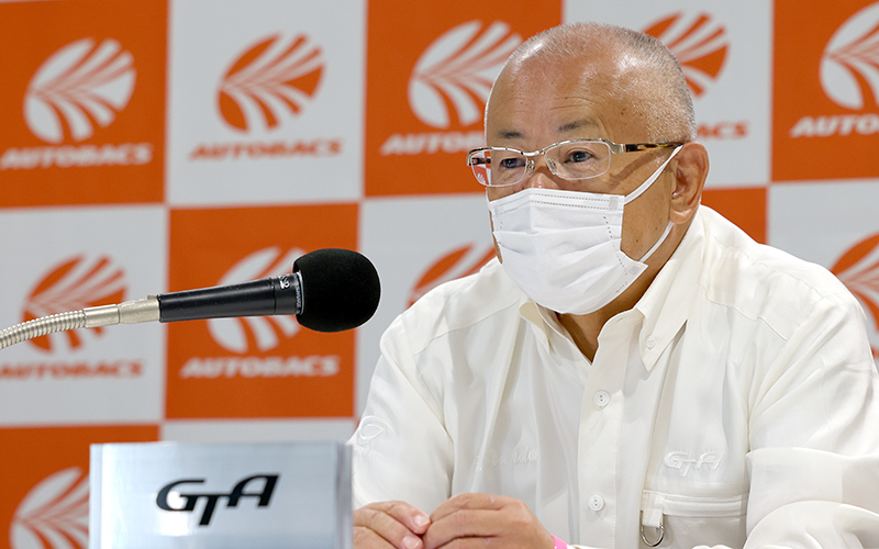 【GTA定例会見：Rd.5 富士】今季初の有観客開催の感想と今後の対策、GT300のウェイトハンディについて坂東GTA代表が答える