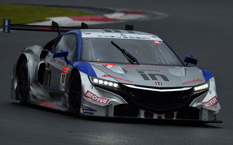 Never flinching in the tough conditions! Weider Modulo NSX CONCEPT-GT scores a stunning win