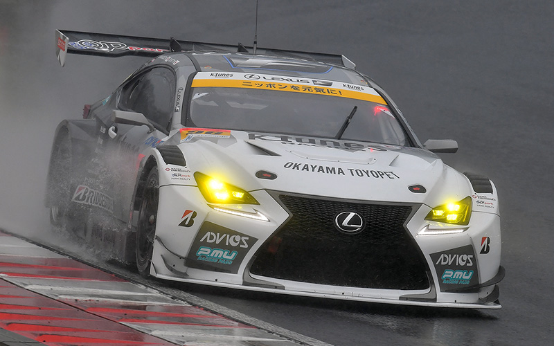 In Bad Weather, K-tunes RC F GT3 Wins at Home Track in Okayama