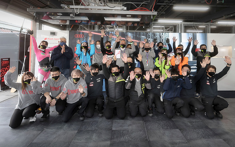 2021年第7戦の“ZF Award”は、GT300クラス No.21 Audi Team Hitotsuyamaが受賞