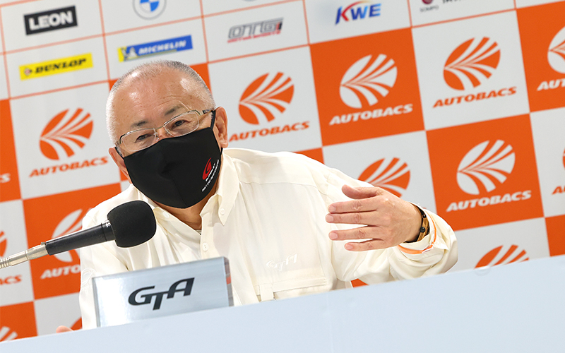 【GTA定例会見：Rd.2 富士】坂東GTA代表が今後の車両規定やカーボンニュートラル化、FCY導入について答える