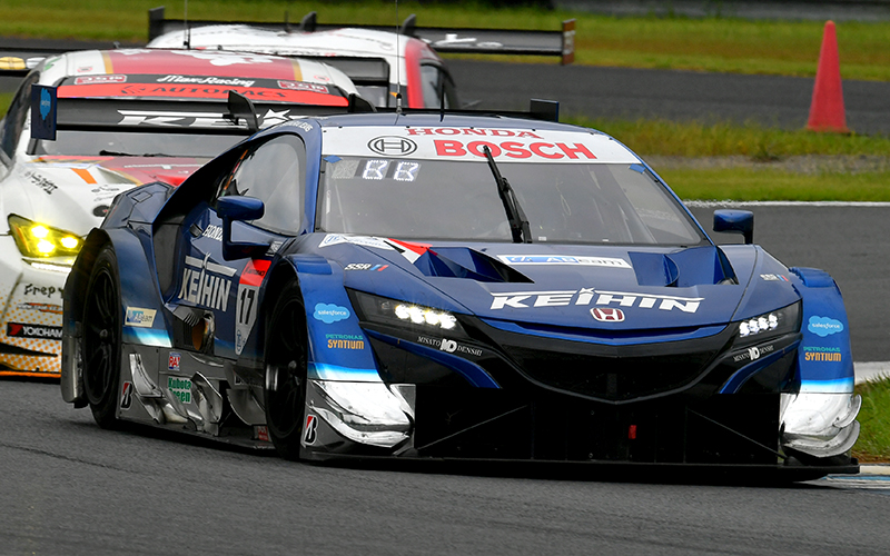 Rd. 4 Race GT500: Another Runaway Victory! Second Win of the Season for No. 17 KEIHIN NSX-GT. Tsukakoshi sheds tears of joy on home podium