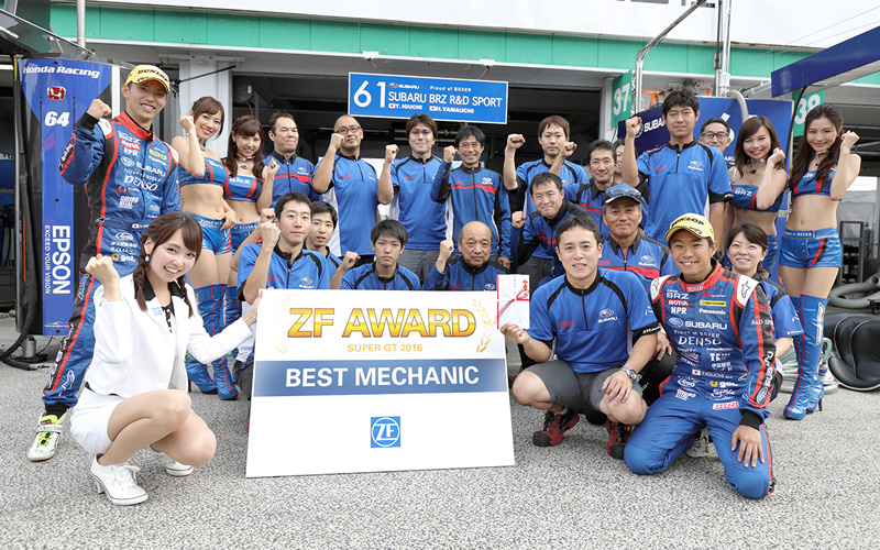 The ZF Award for round 4 at SUGO has been granted to the No.61 R&D SPORT